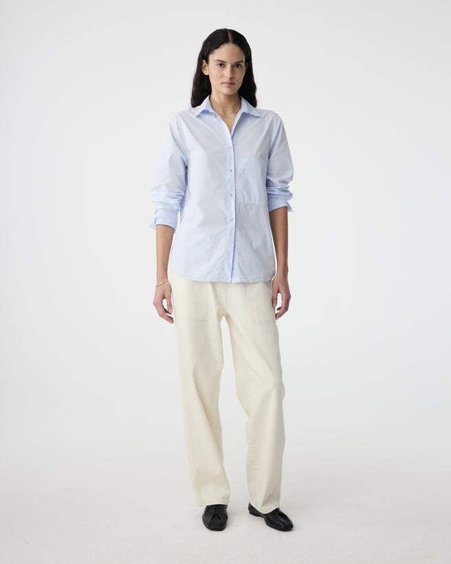 Lies Blouse | Oxford Blue