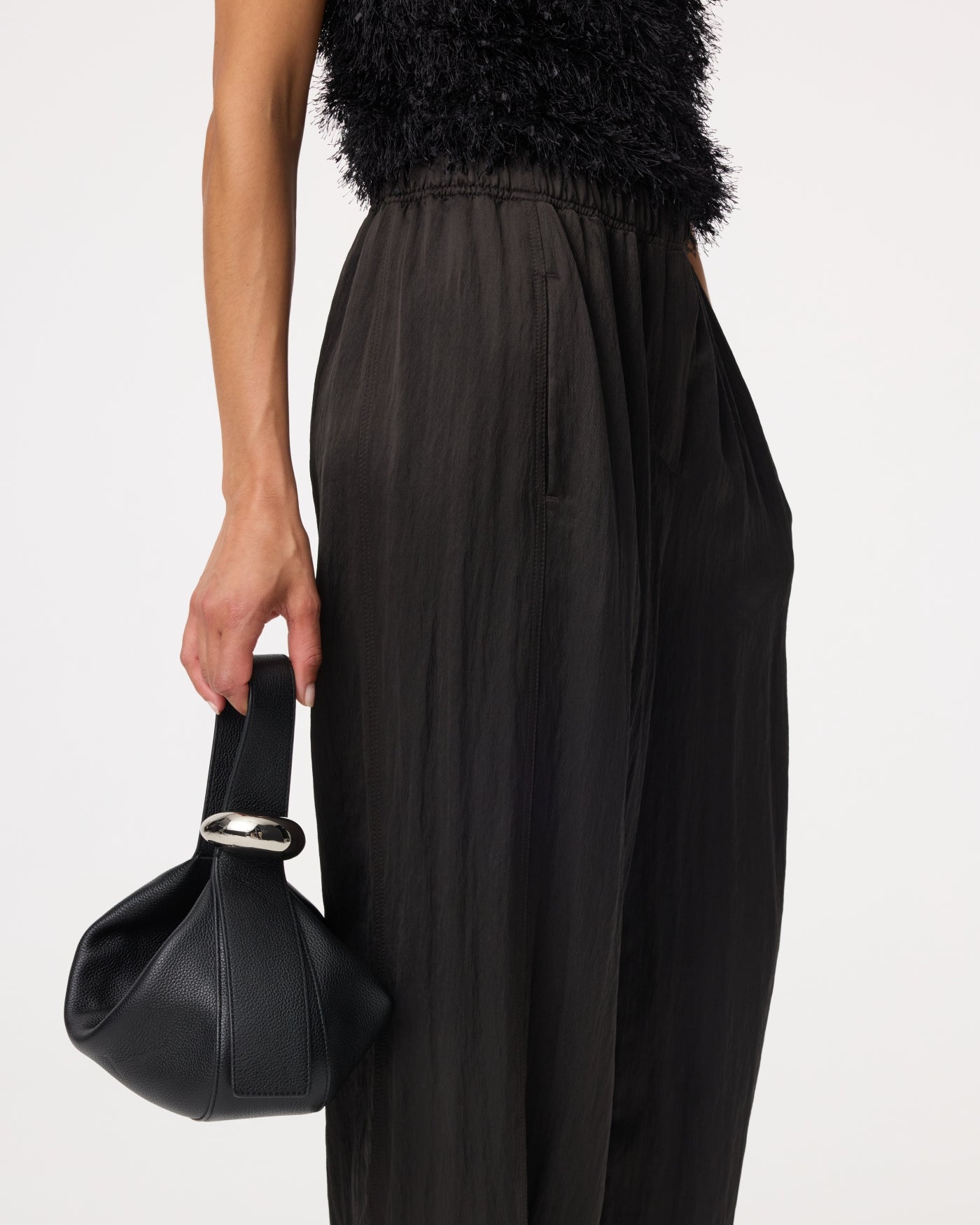 Kirù - Zaha Buckle Bag mini | Black