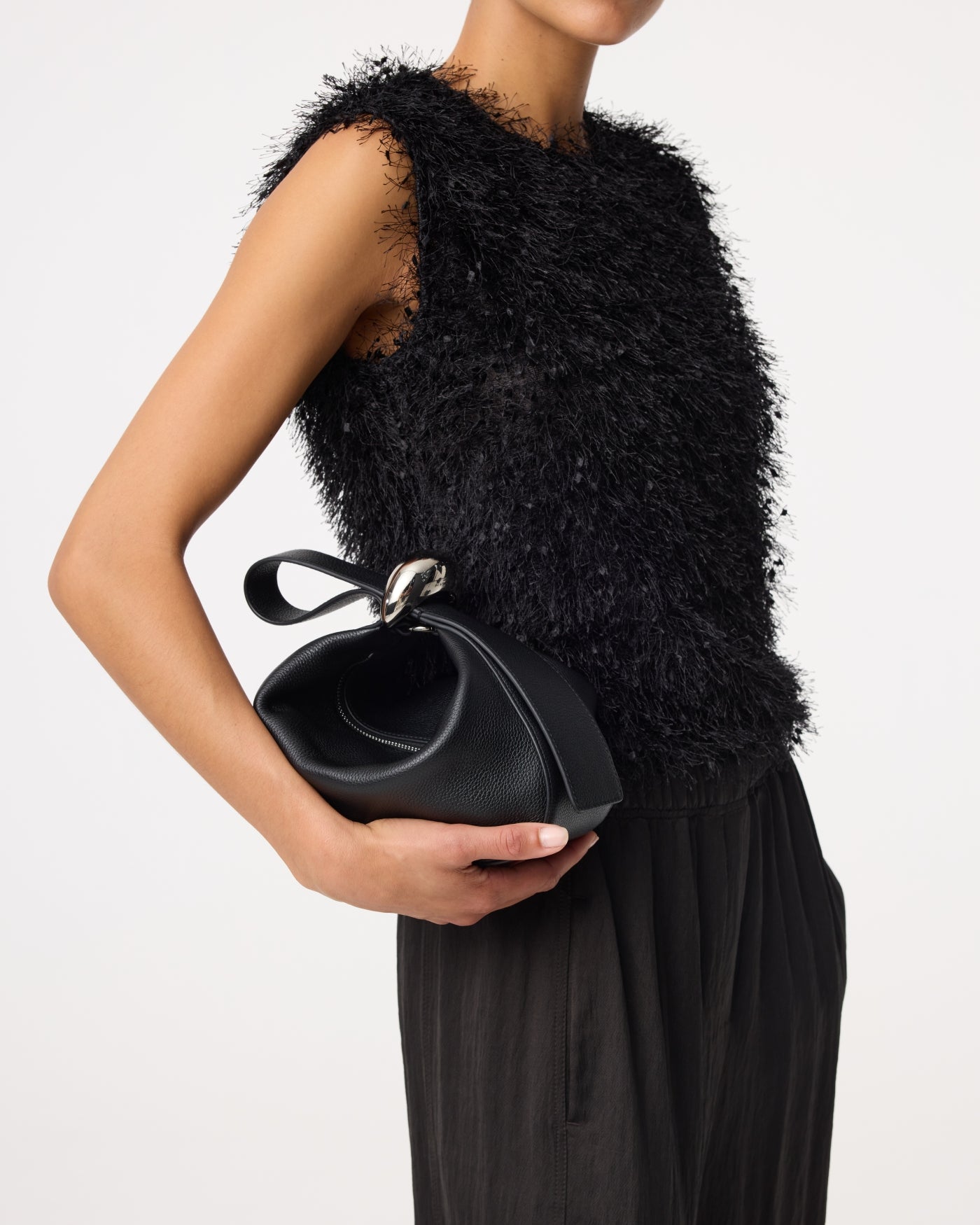 Kirù - Zaha Buckle Bag mini | Black