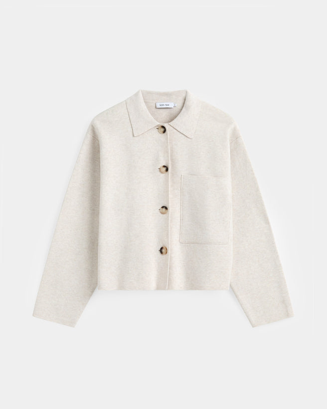 Joy Cardigan | Greige