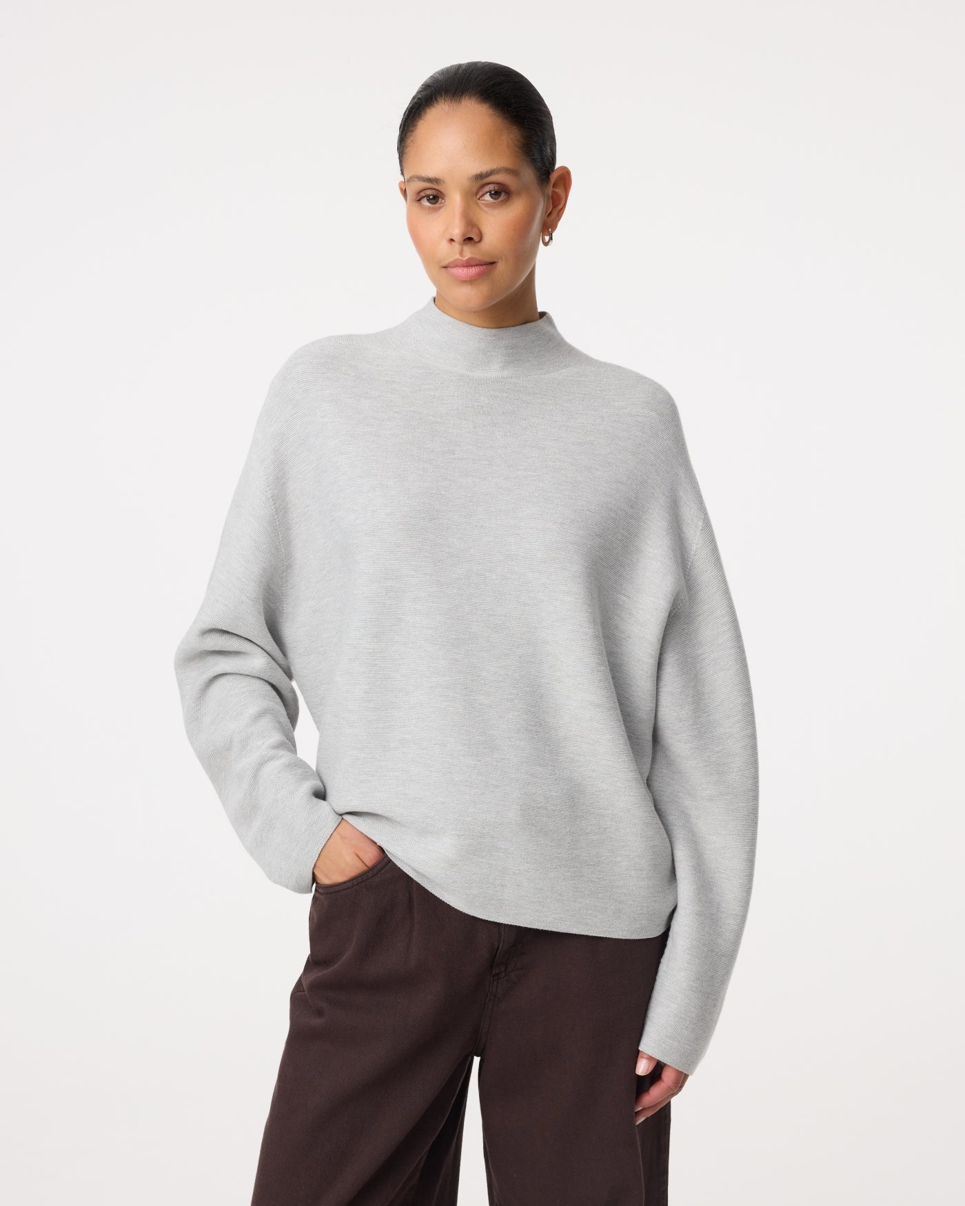 Mill Pullover | Grey Melange