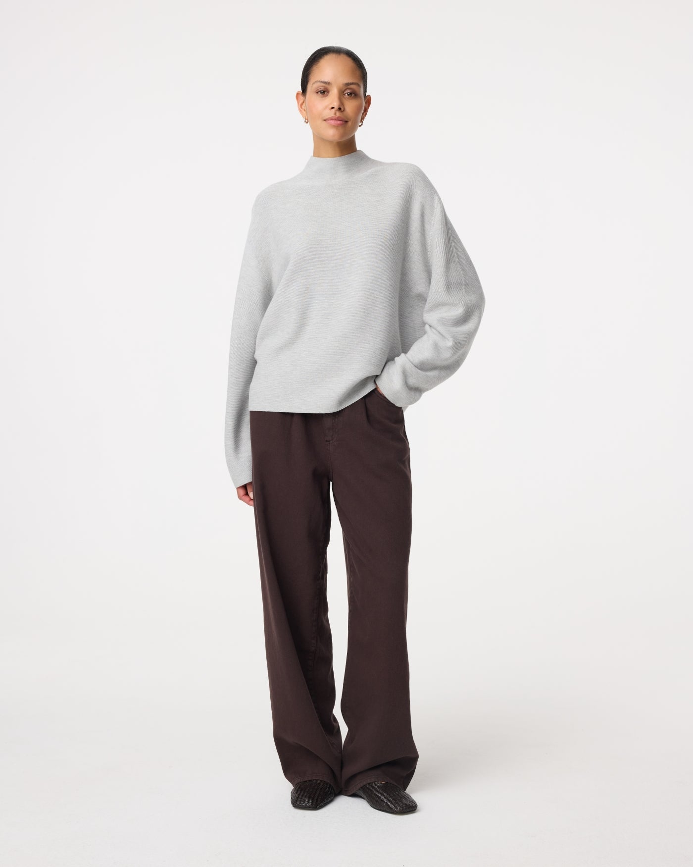 Mill Pullover | Grey Melange