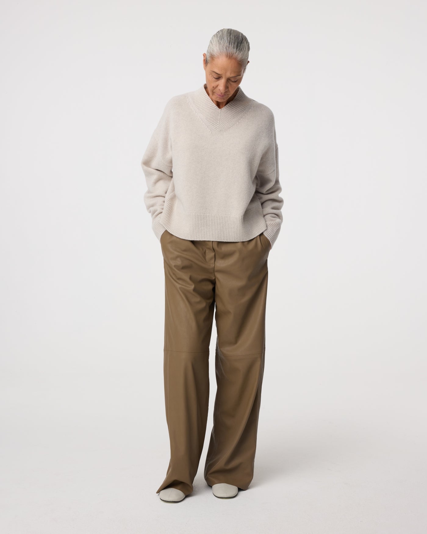 Jean Pullover | Greige