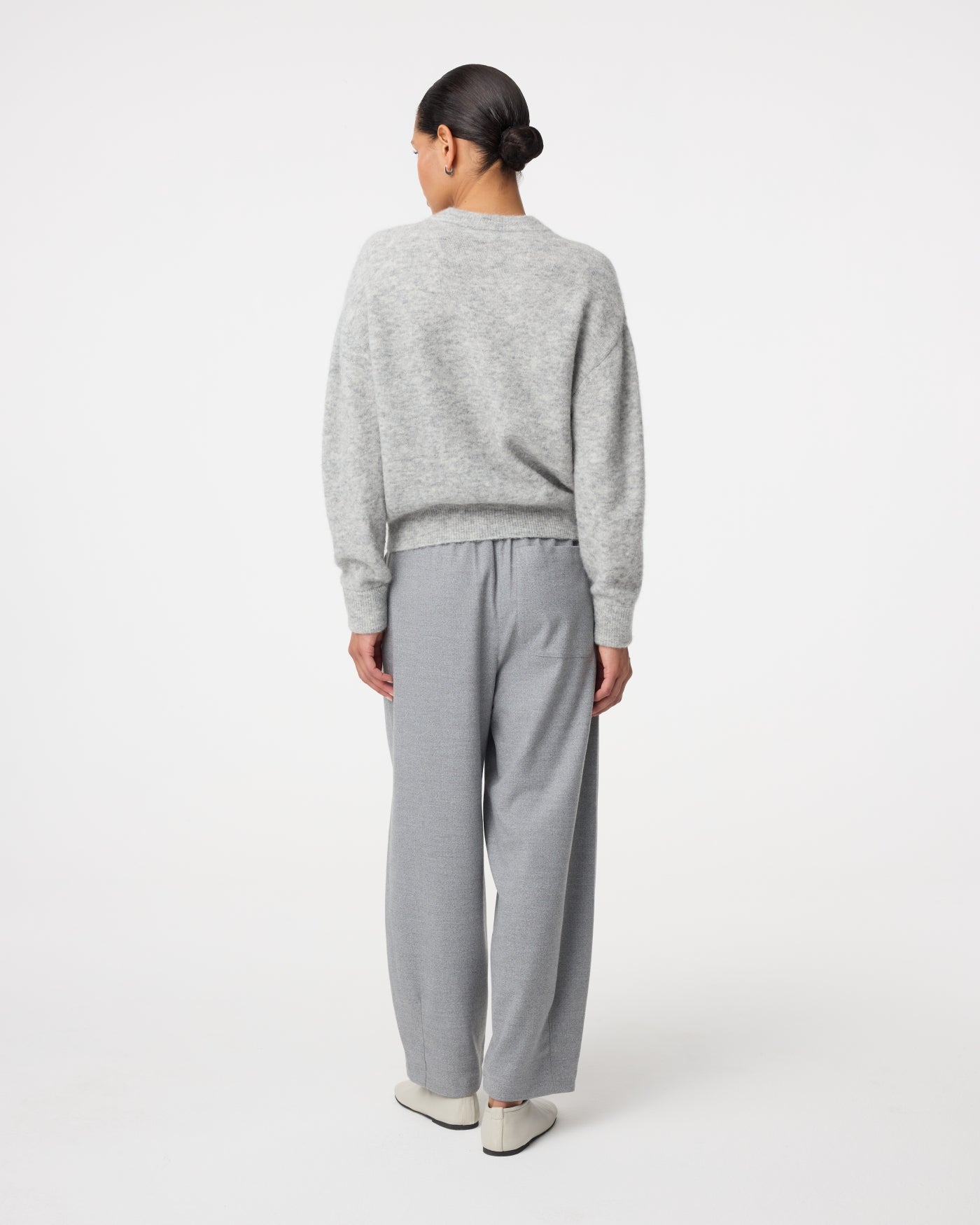 Britney Cardigan | Grey Melange