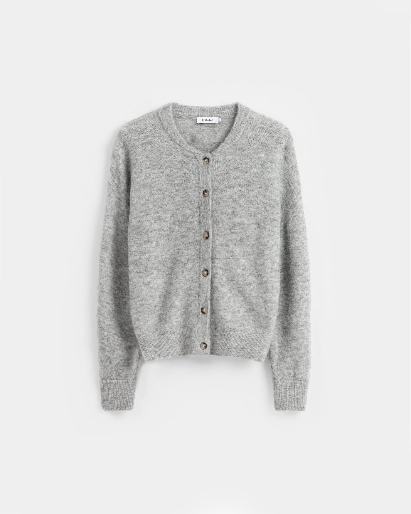 Britney Cardigan | Grey Melange