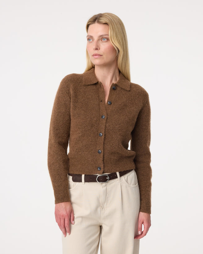 Danny Cardigan | Mid Brown
