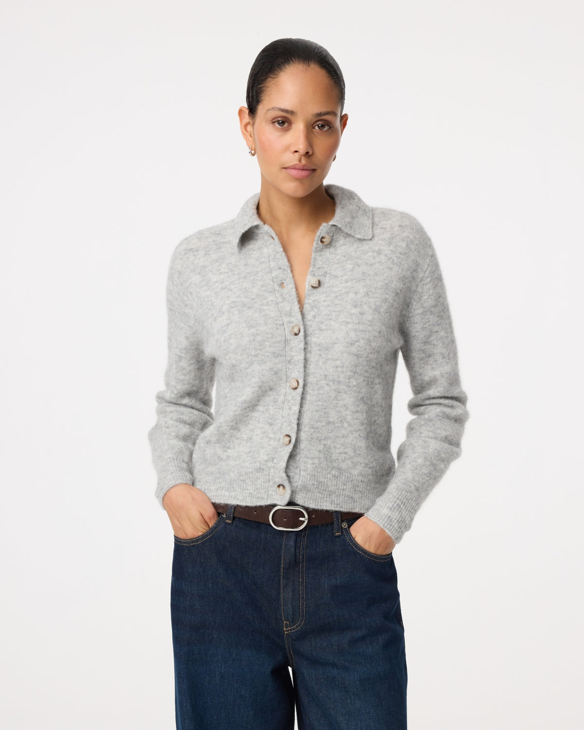 Danny Cardigan | Grey Melange