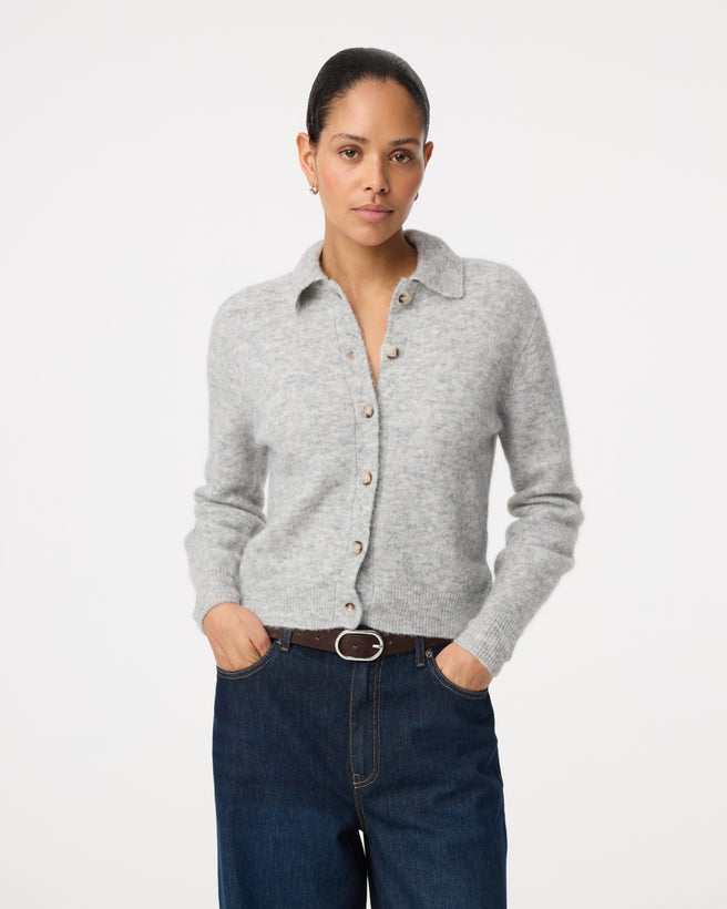 Danny Cardigan | Grey Melange