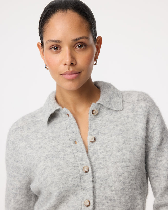 Danny Cardigan | Grey Melange