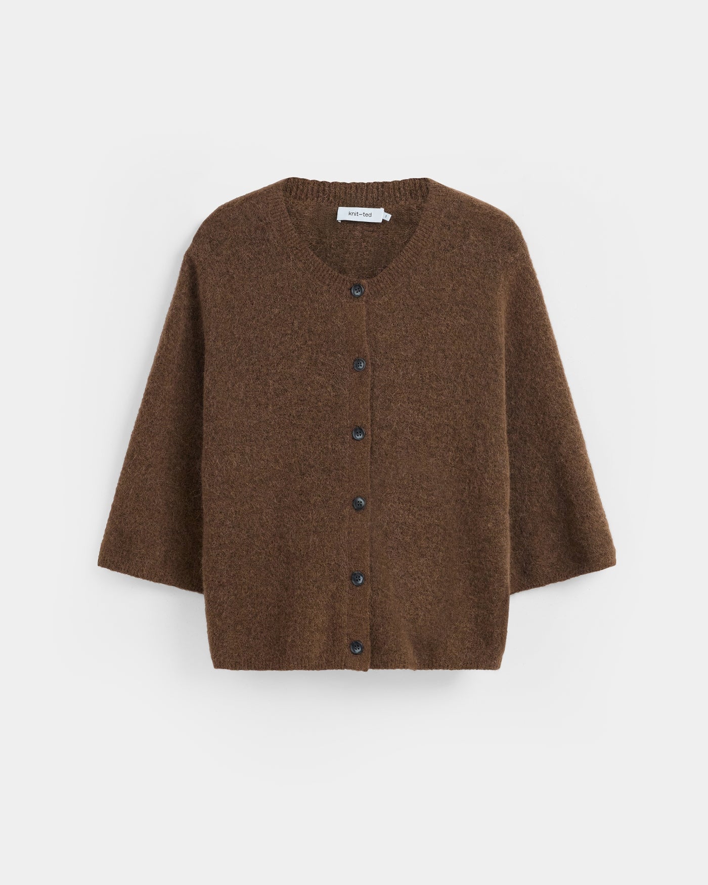 Meg Cardigan | Mid Brown