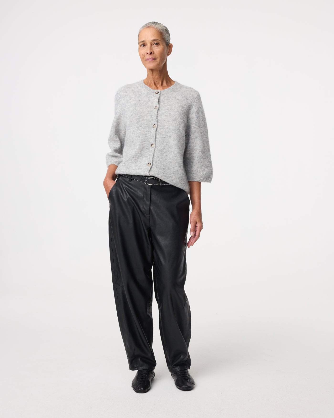 Meg Cardigan | Grey Melange
