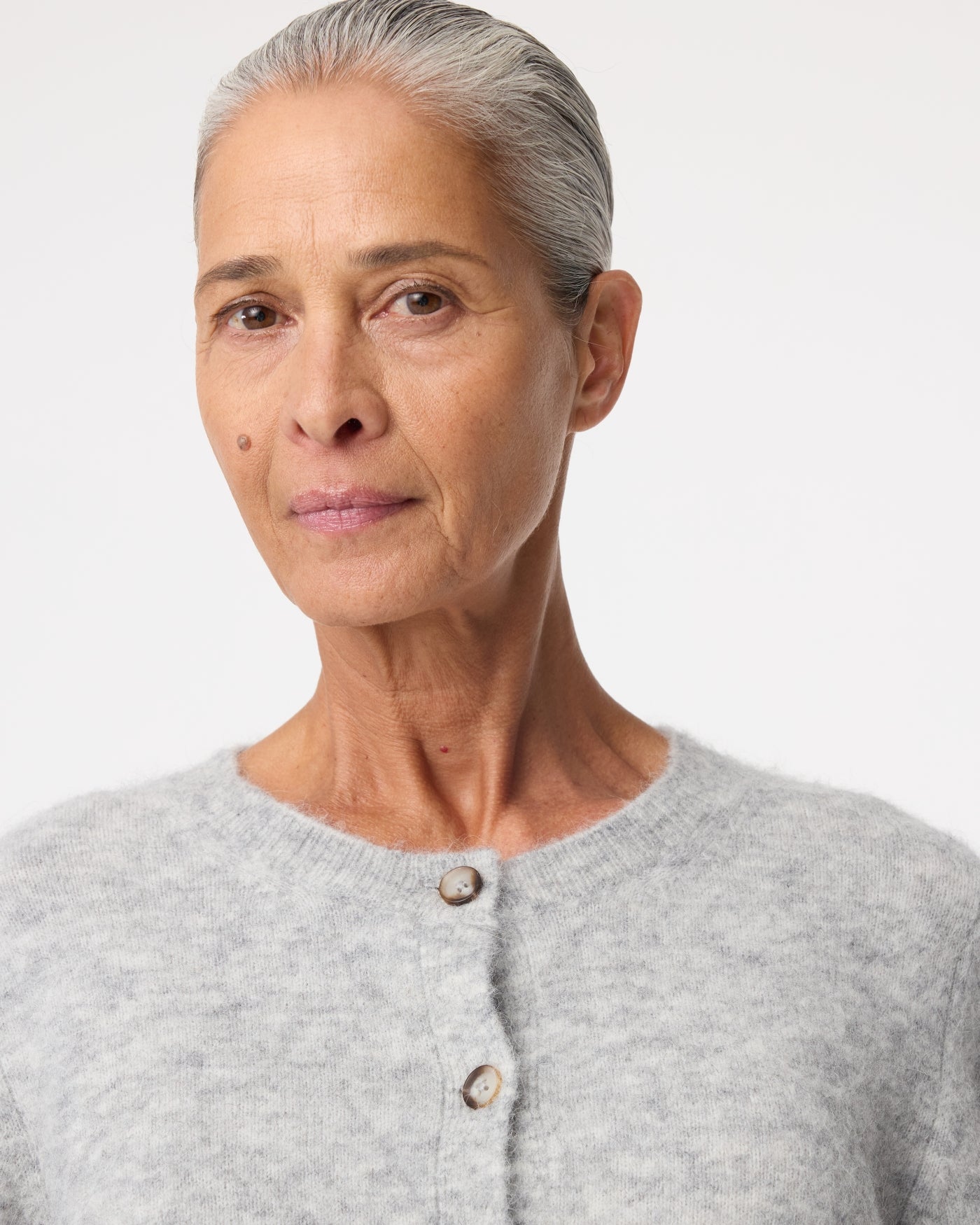Meg Cardigan | Grey Melange