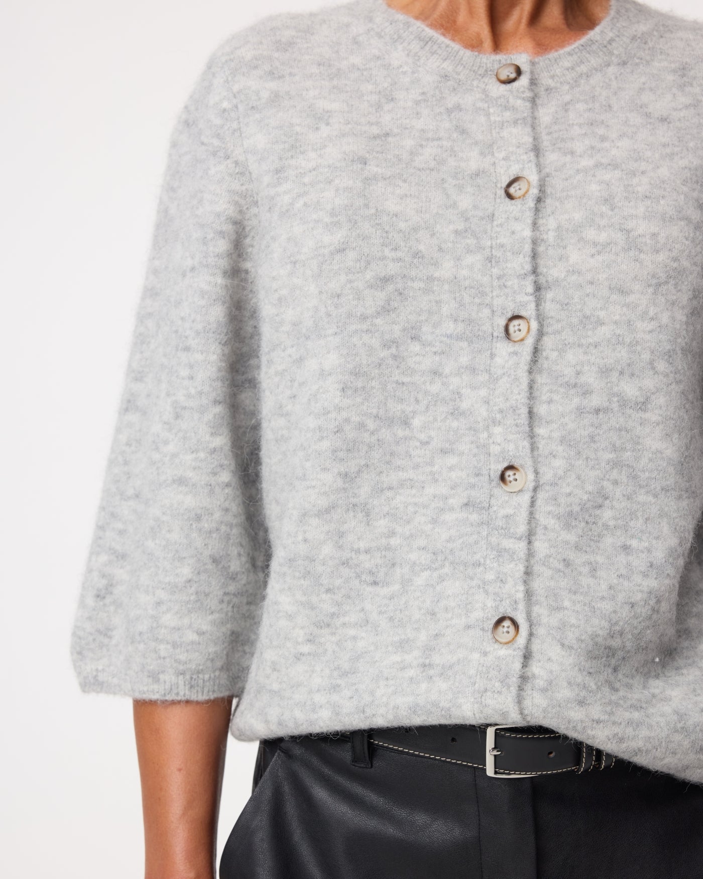 Meg Cardigan | Grey Melange