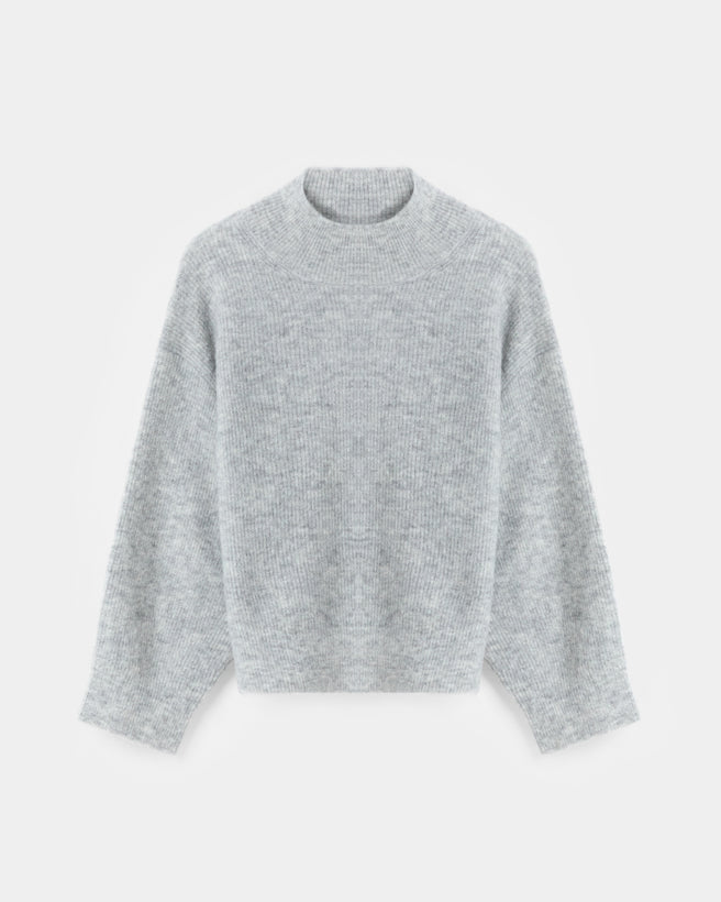Cechi Pullover | Grey Melange