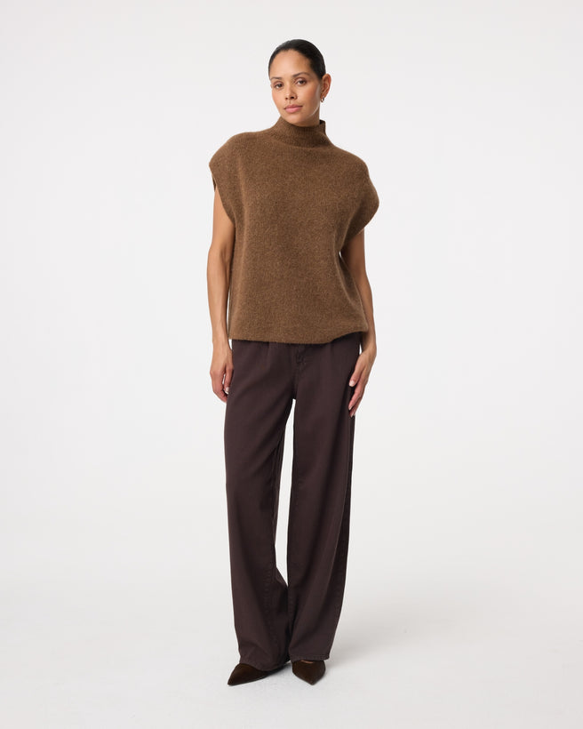 Rave Pullover | Mid Brown