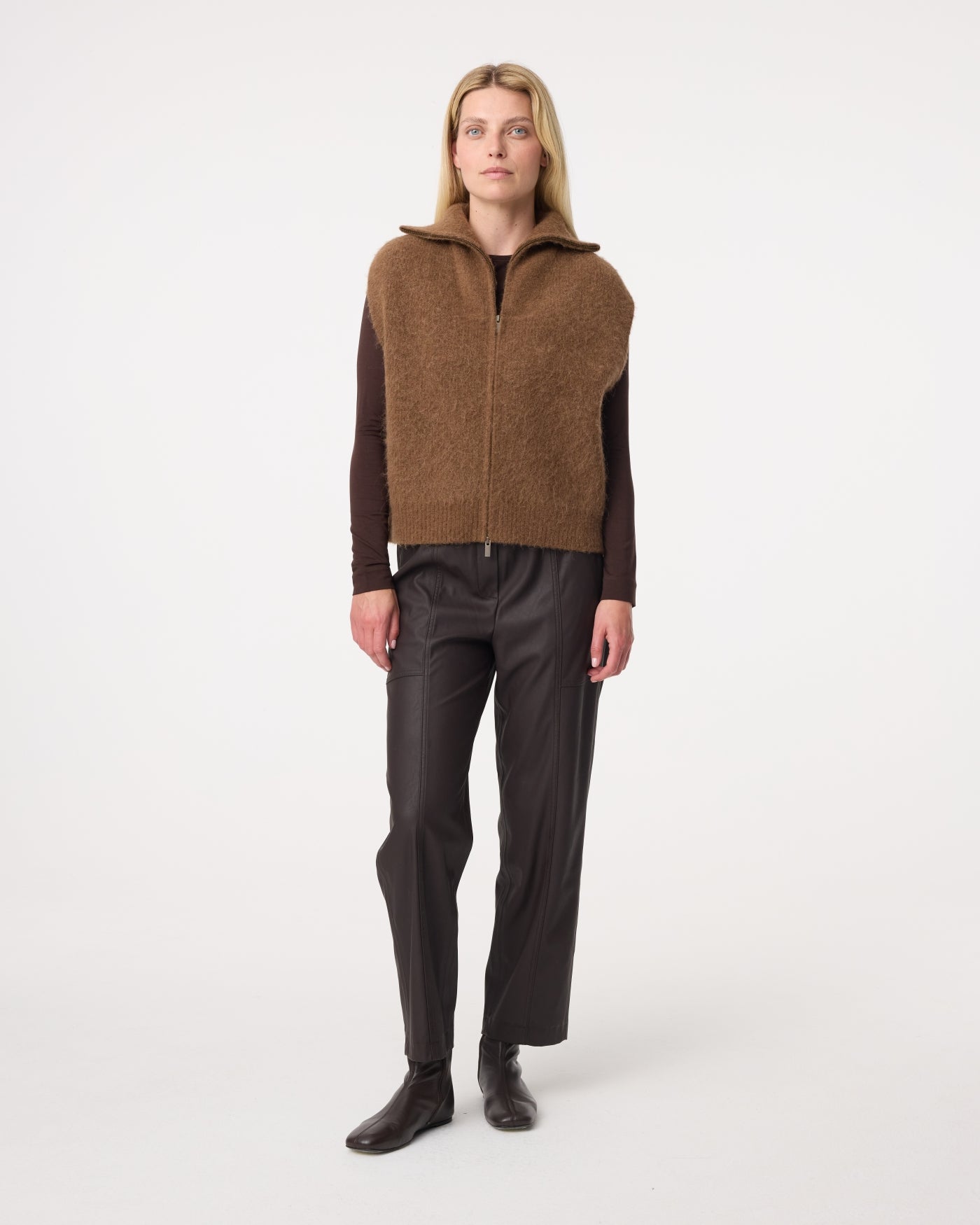 Manny Cardigan | Mid Brown