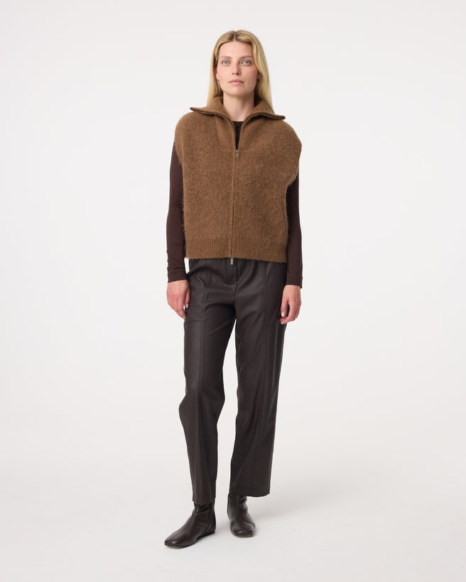 Manny Cardigan | Mid Brown