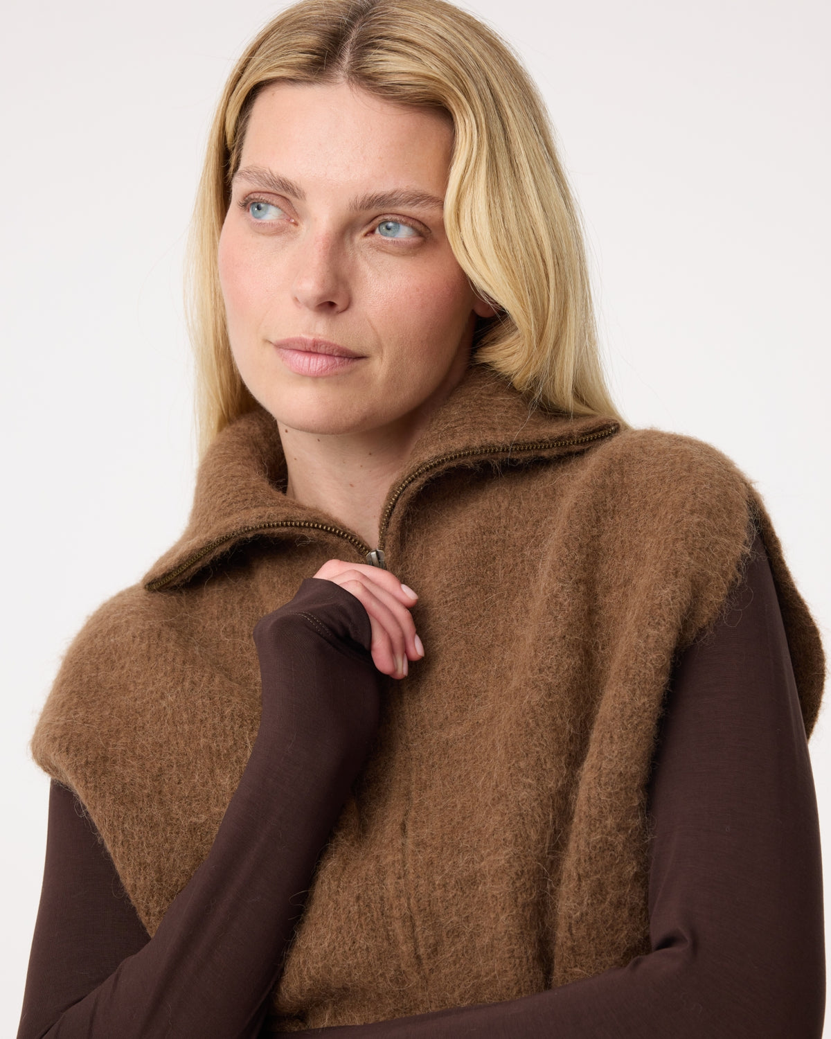 Manny Cardigan | Mid Brown