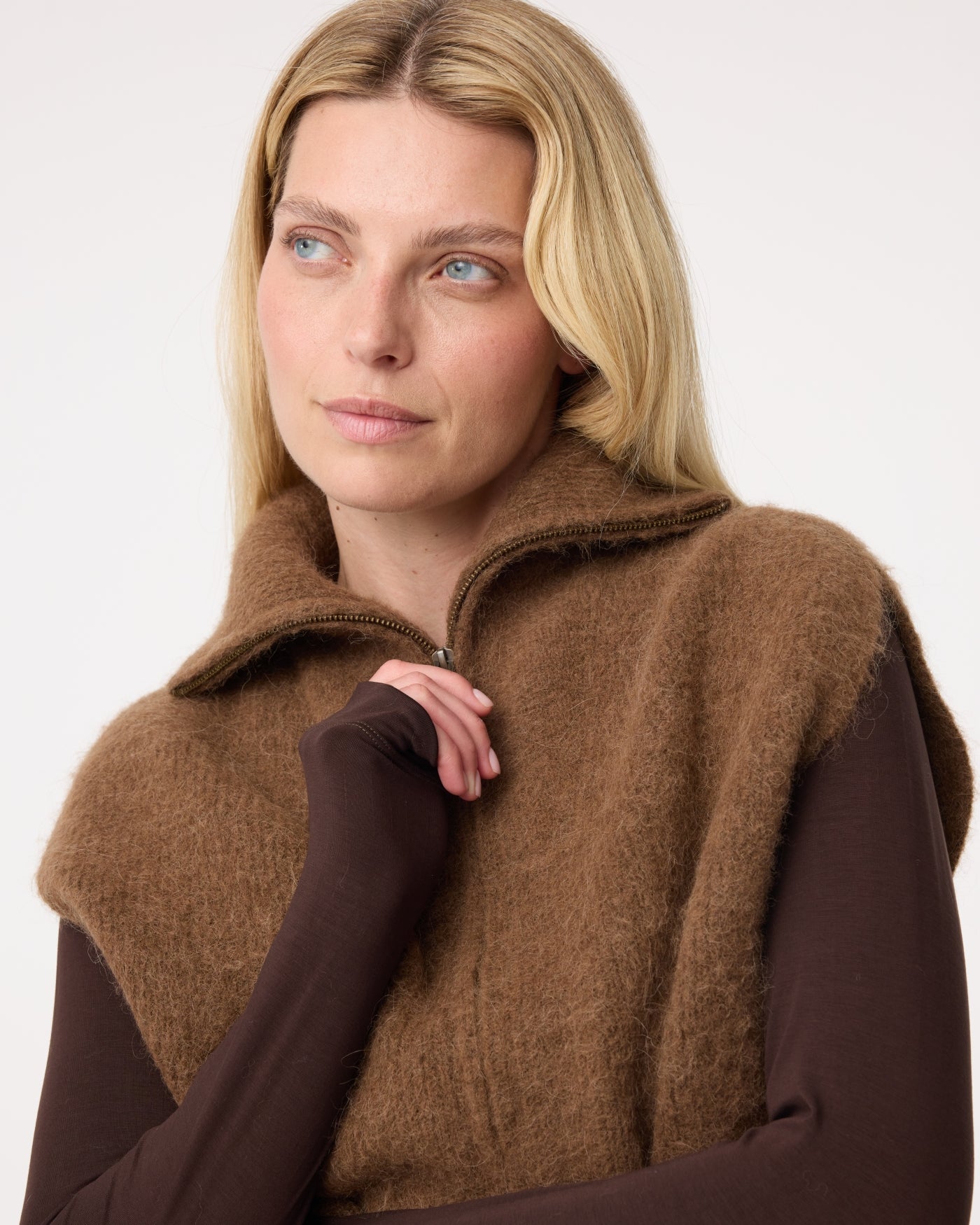 Manny Cardigan | Mid Brown