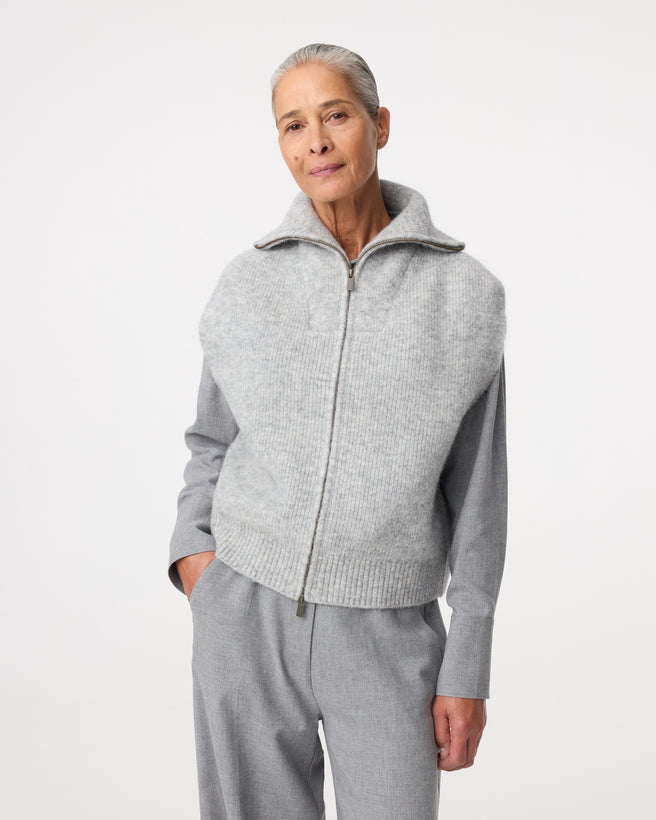 Manny Cardigan | Grey Melange