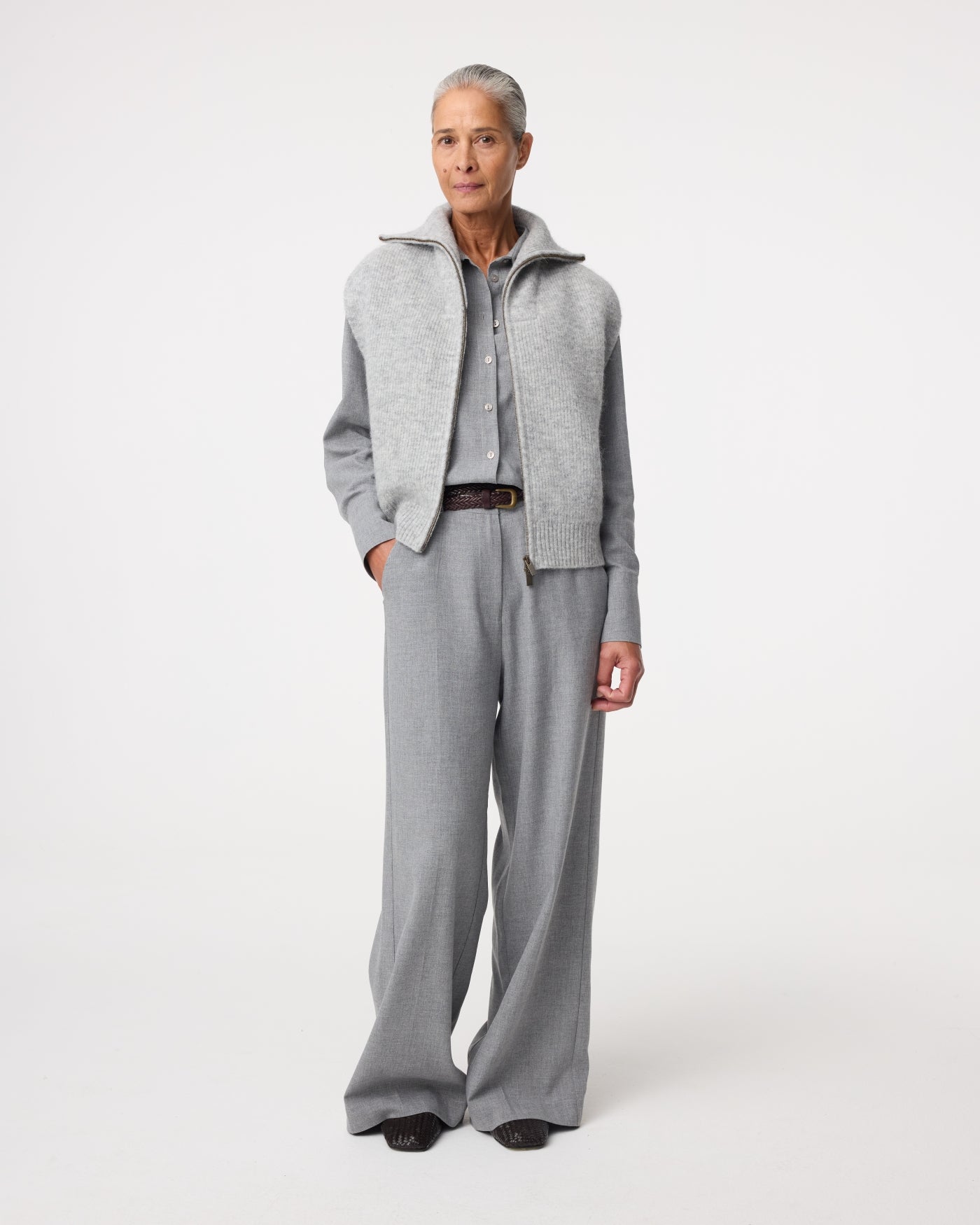 Manny Cardigan | Grey Melange