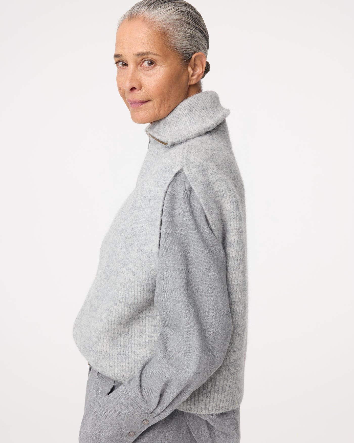 Manny Cardigan | Grey Melange