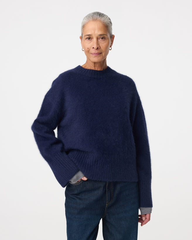 Wolf Pullover | Night Blue
