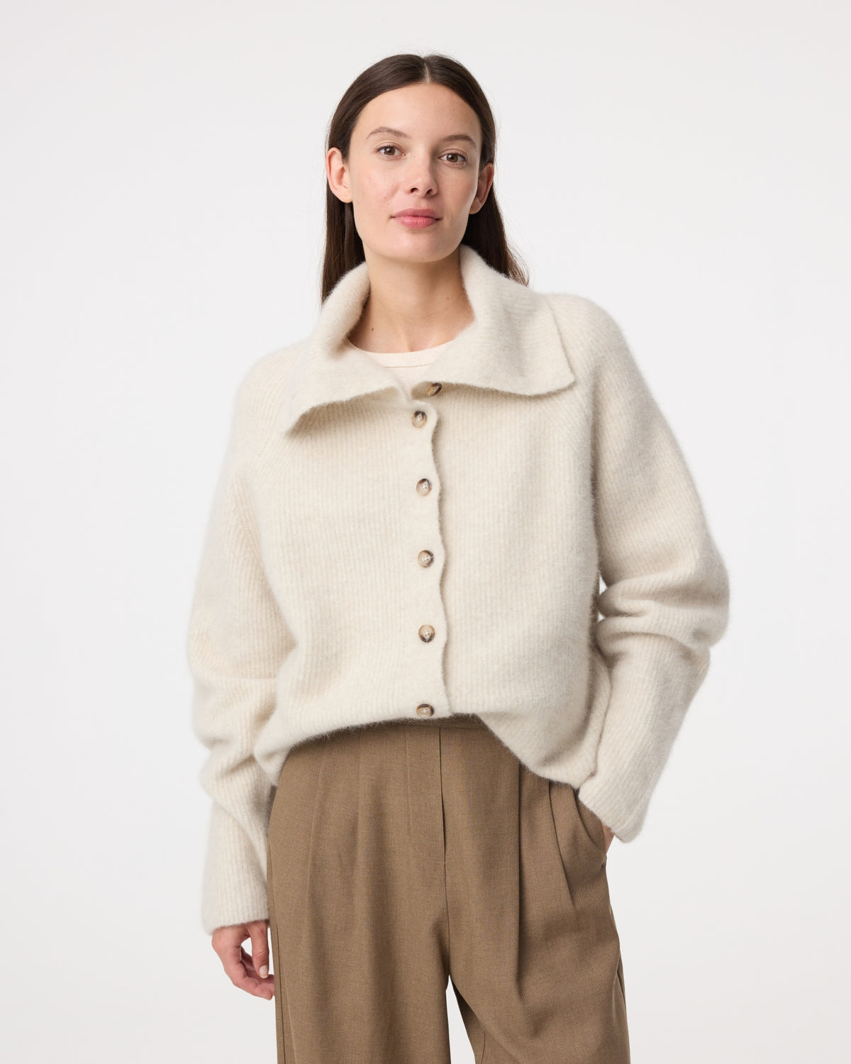 Milo Cardigan | Greige