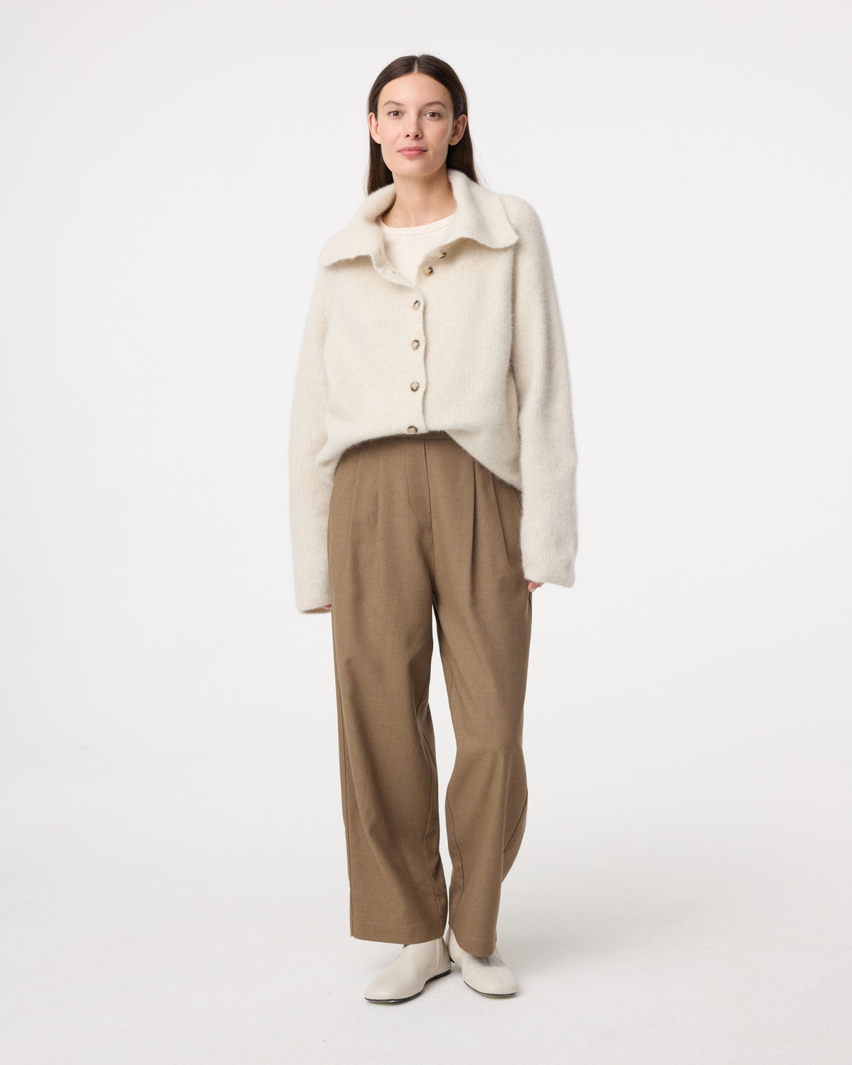 Milo Cardigan | Greige