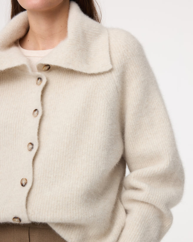 Milo Cardigan | Greige