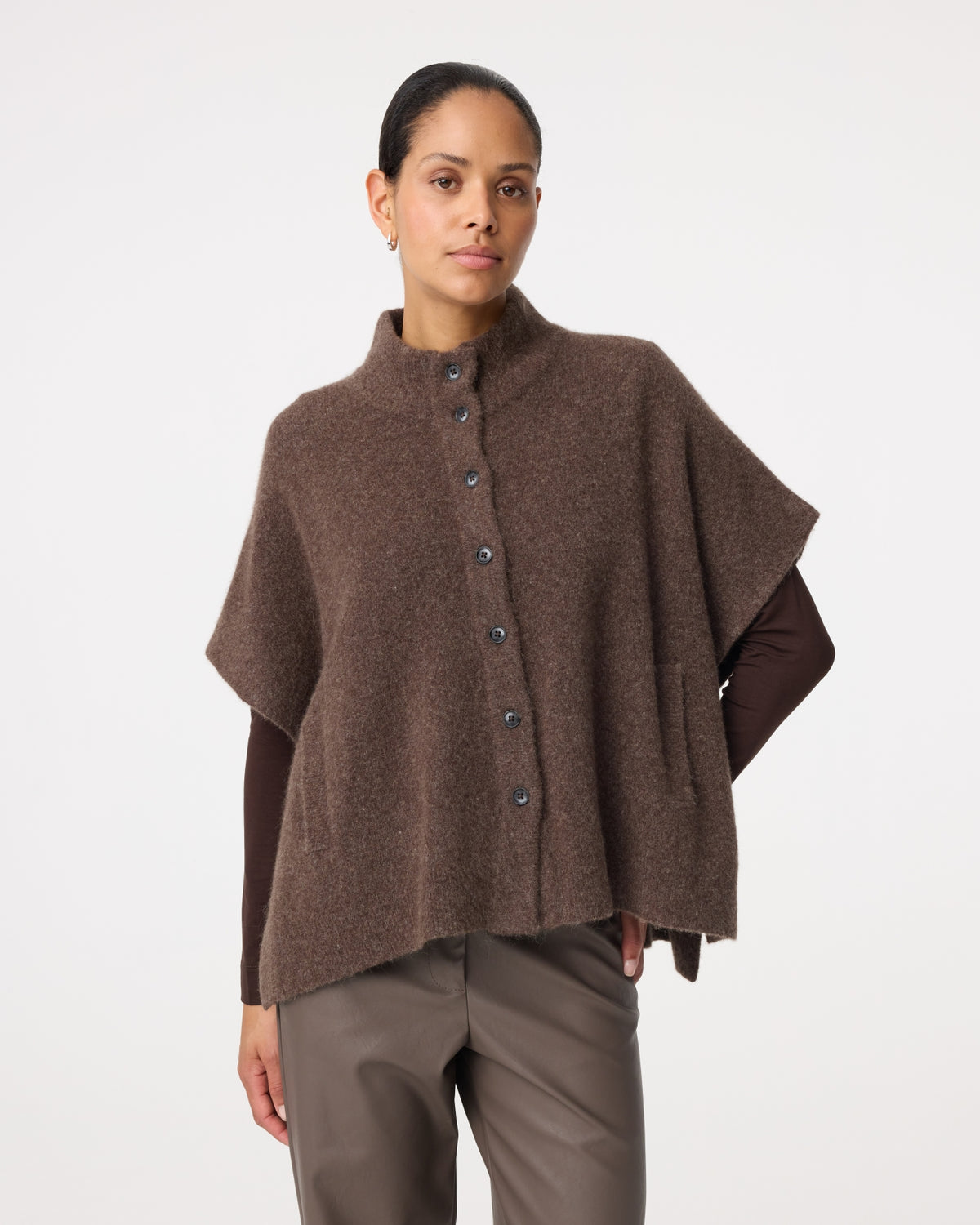Tove Poncho | Choco