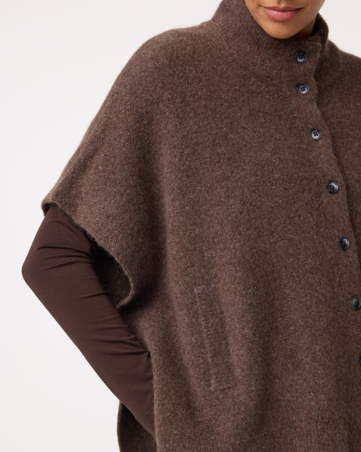 Tove Poncho | Choco