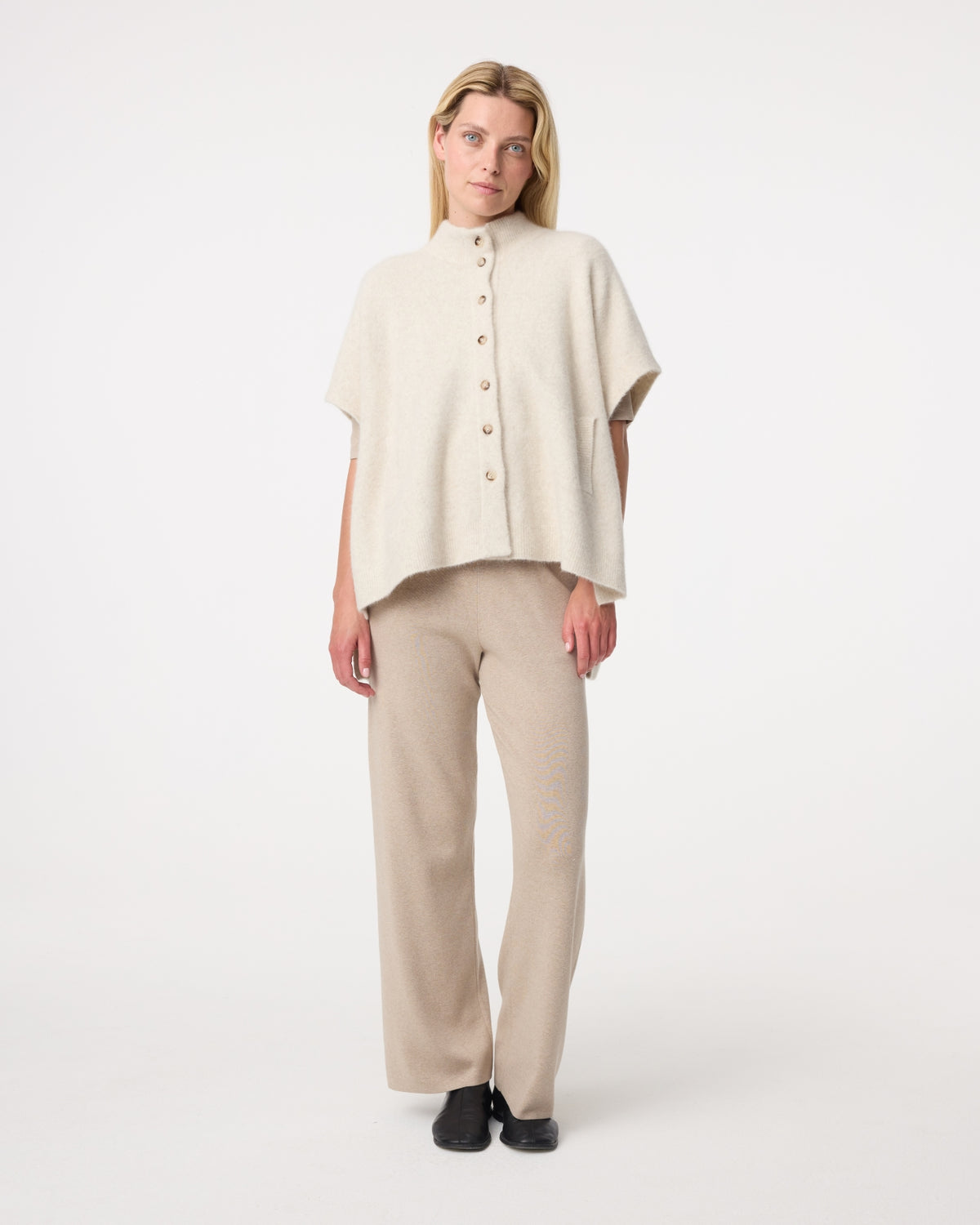 Tove Poncho | Greige