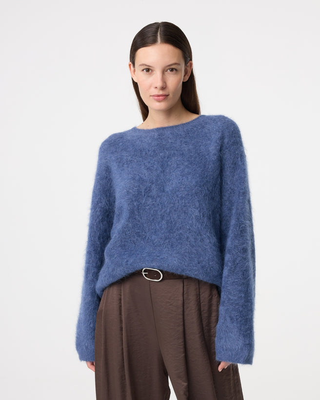 Amalia Pullover | Mid blue