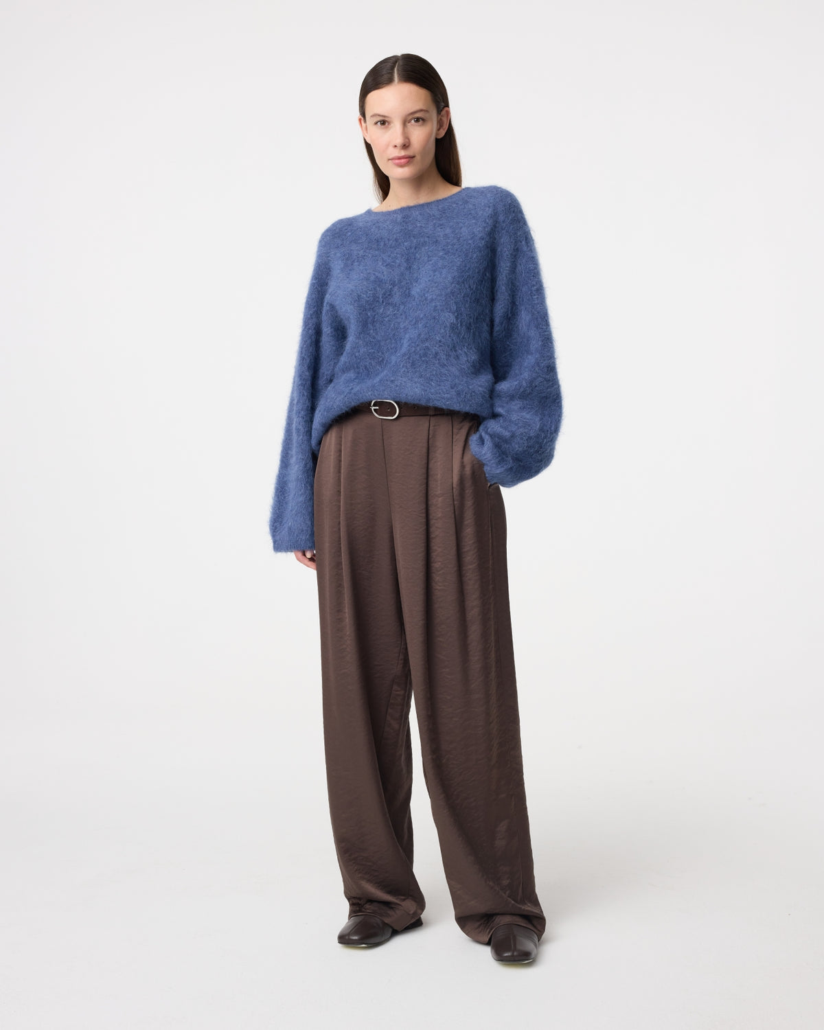 Amalia Pullover | Mid blue