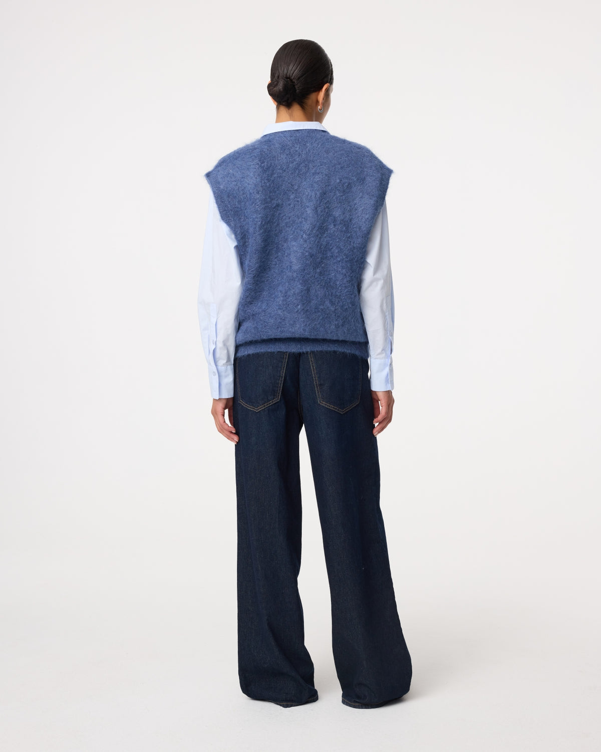 Constanze Cardigan | Mid blue