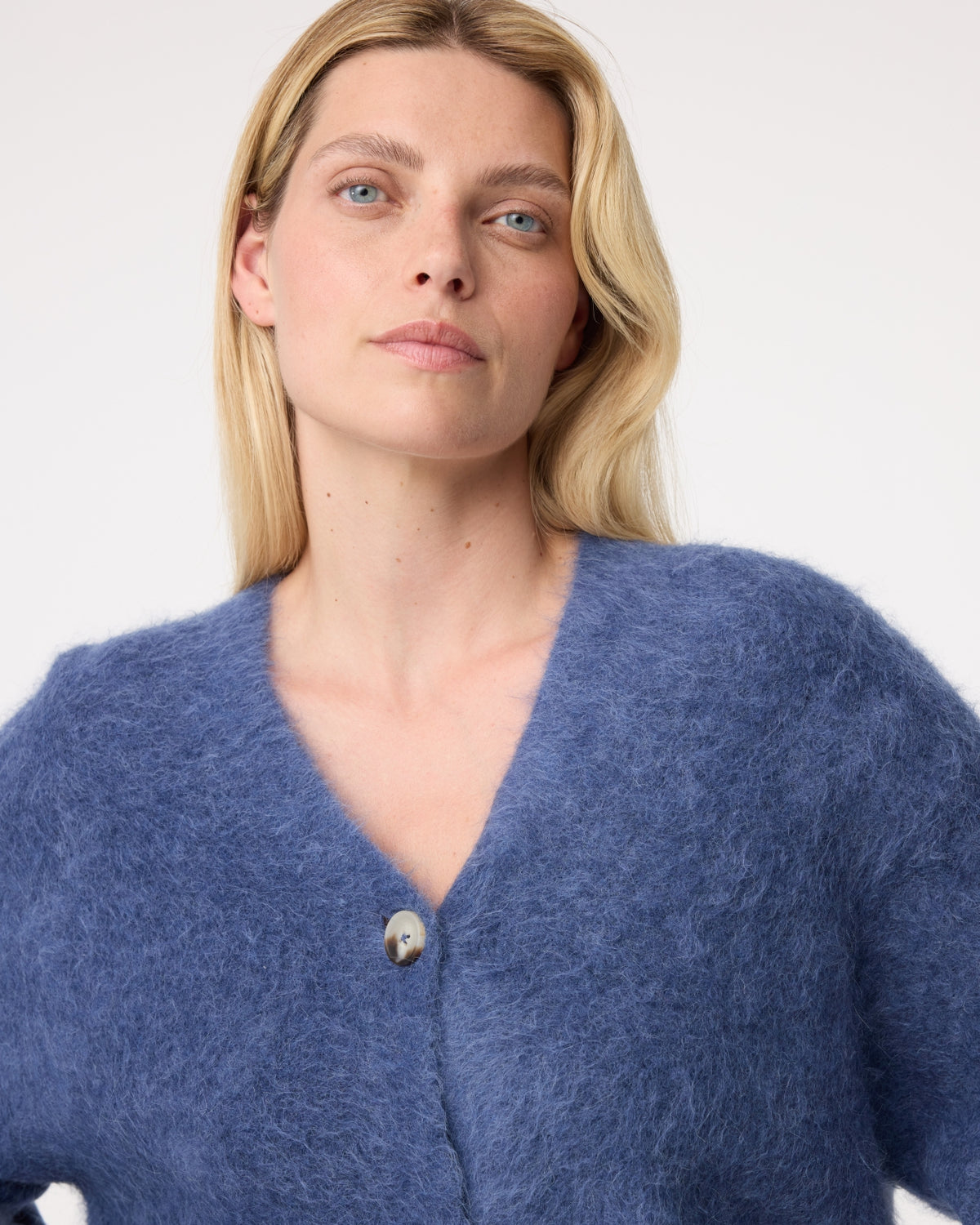 Maris Cardigan | Mid blue