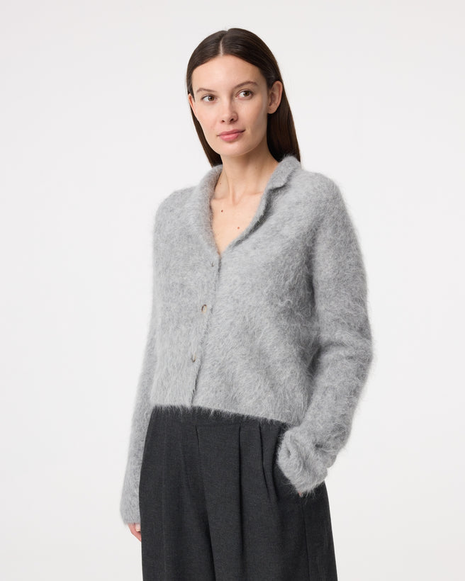 Niki Cardigan | Mid Grey