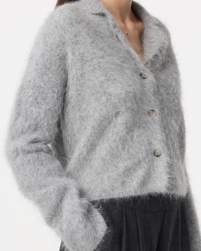 Niki Cardigan | Mid Grey