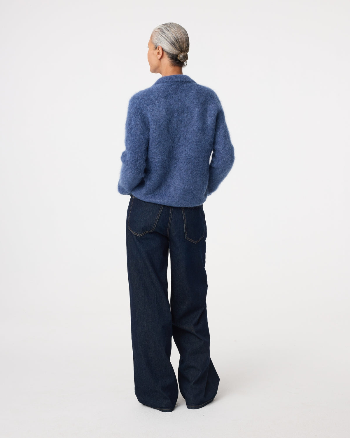 Niki Cardigan | Mid blue