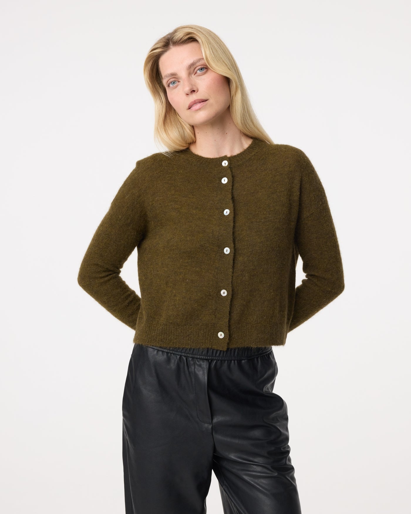 Emile Cardigan | Moss