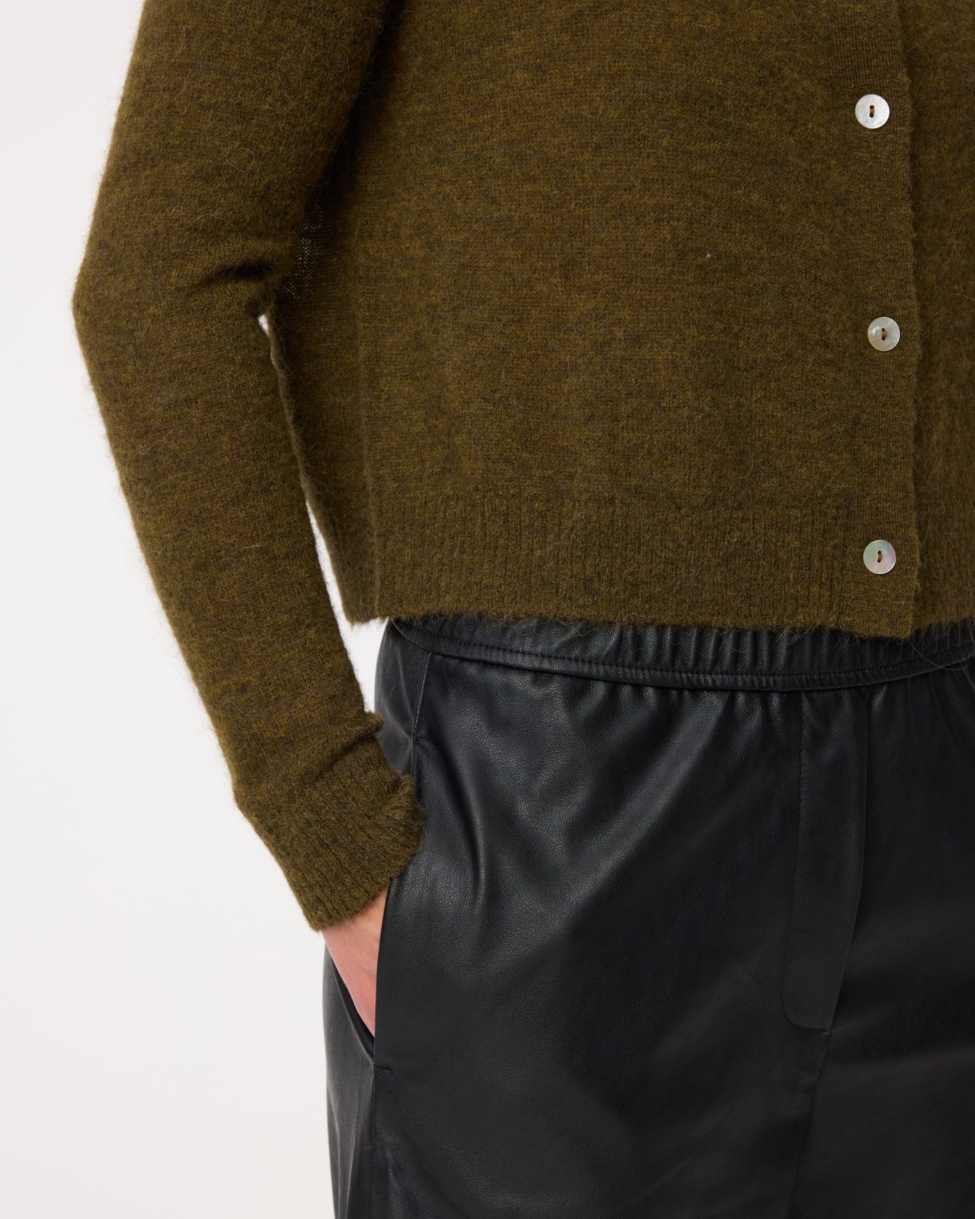 Emile Cardigan | Moss