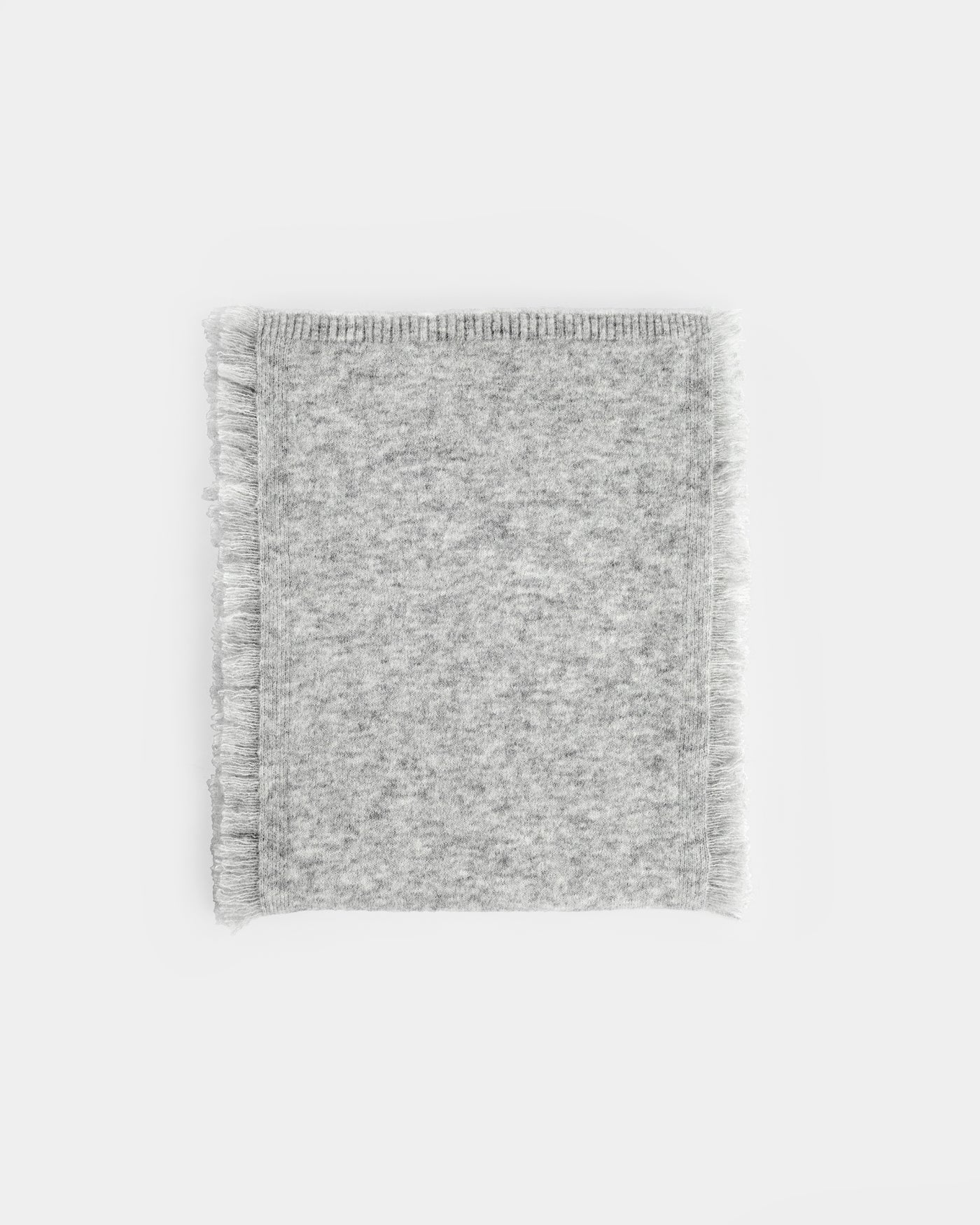 Fringe Scarf | Grey Melange