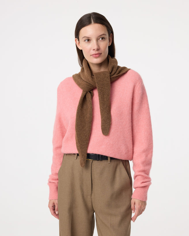 Tricja Scarf | Mid Brown