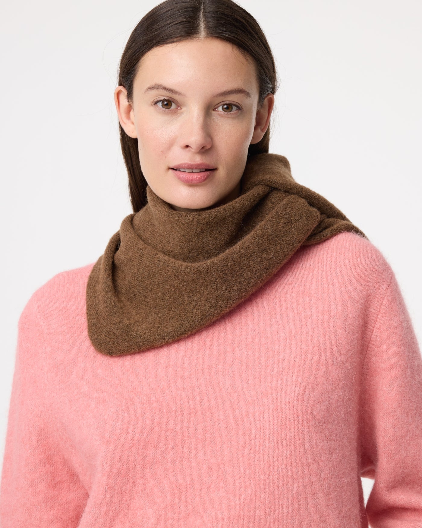 Tricja Scarf | Mid Brown