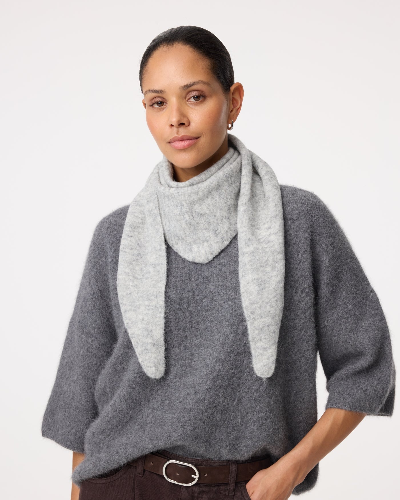 Tricja Scarf | Grey Melange