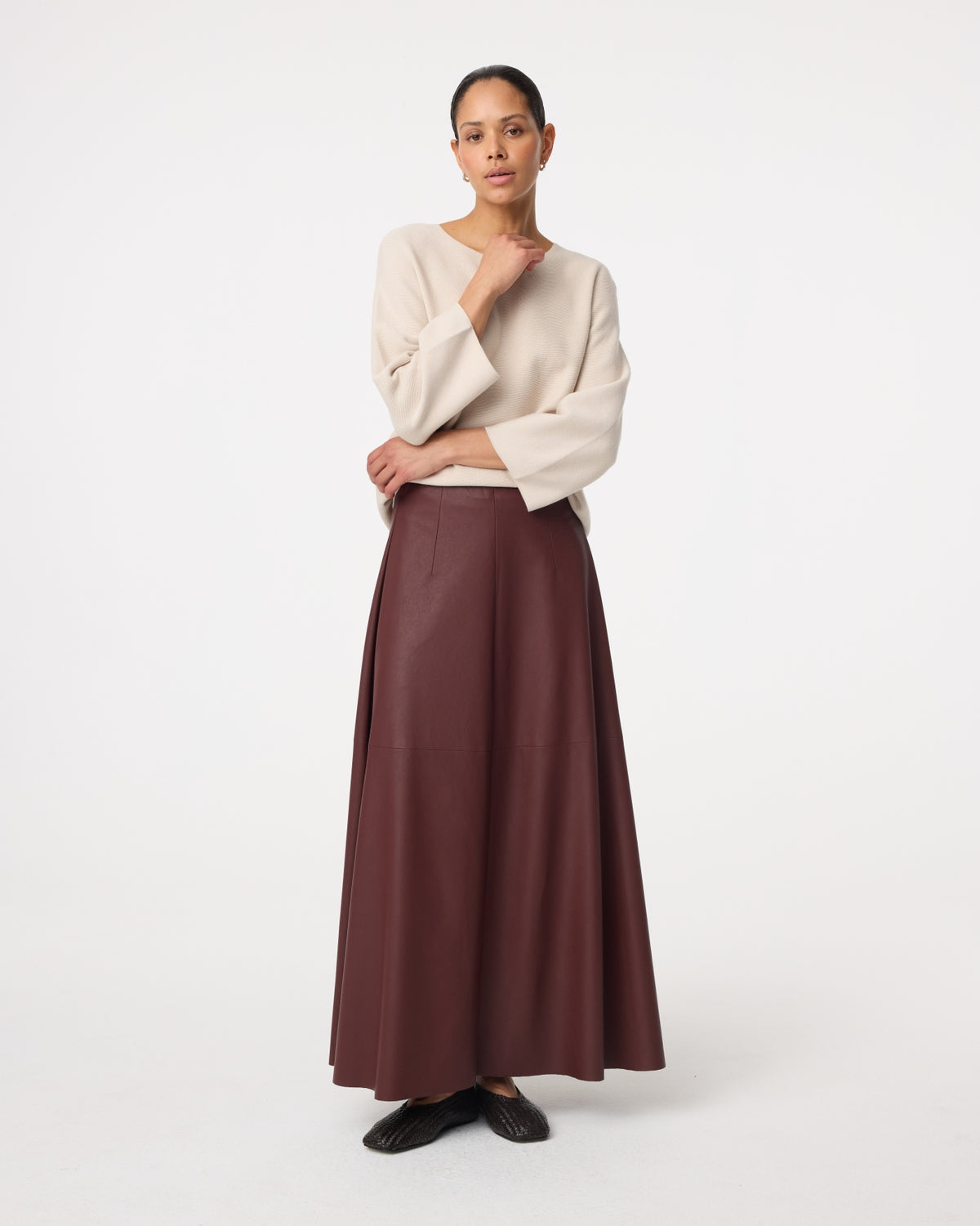 Ayla Skirt | Burgundy