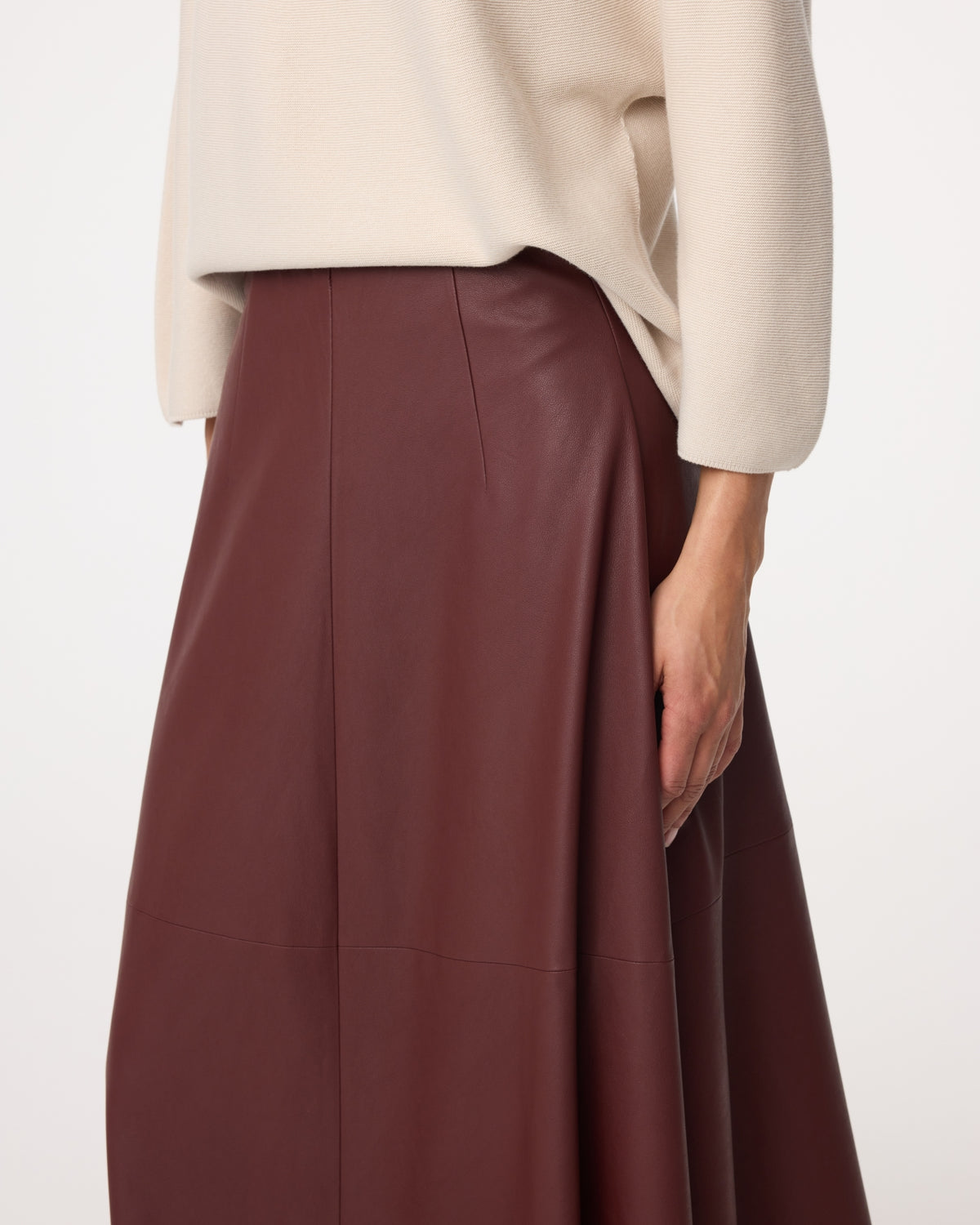 Ayla Skirt | Burgundy