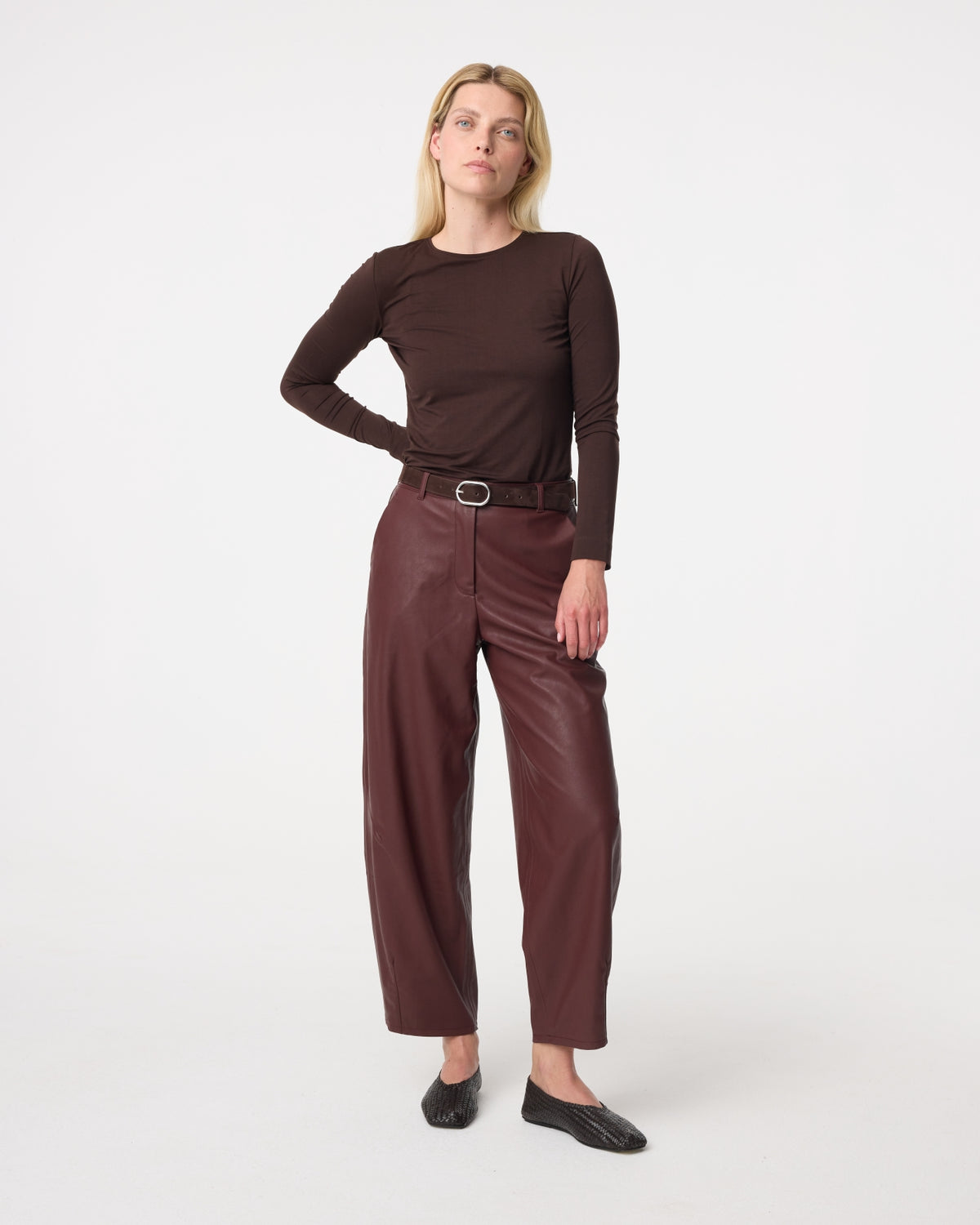 Alba Pants | Burgundy