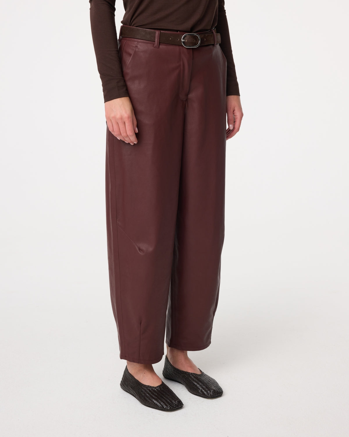 Alba Pants | Burgundy
